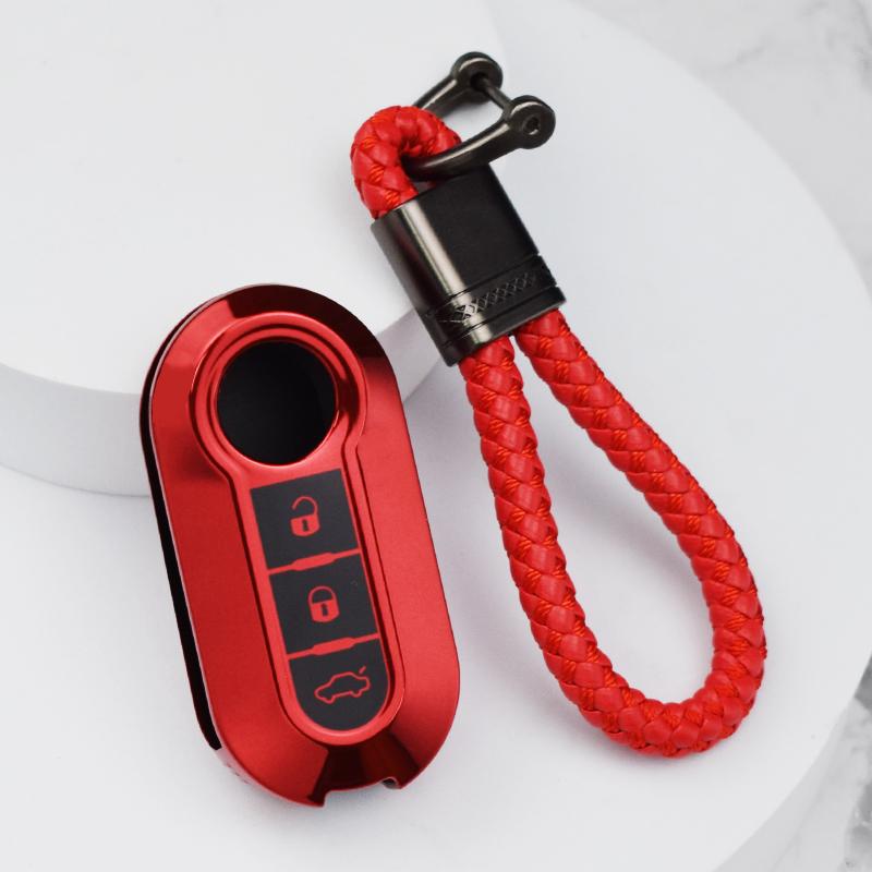 TPU Key Cover Shell For FIAT 500 Ducato Panda Punto 500Lfor Lancia Musa for Citroen Jumper for Peugeot Folding Car Key Case