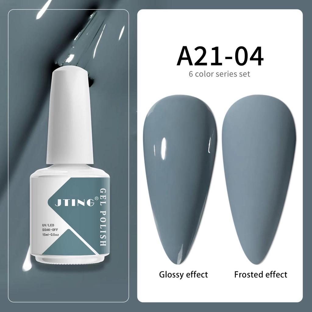 JTING Private Label Gel Uv 6colors Set 15 Ml Nail Kit Professional Neon Uv Gel Polish Wholesale Nails Supply Distributors