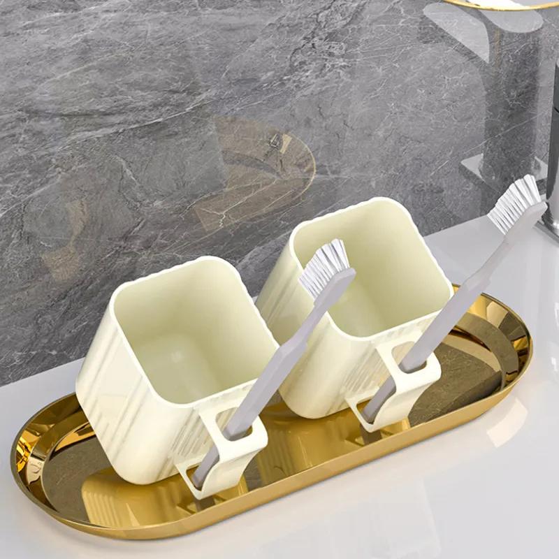 New Design High Beauty Toothbrush Cups For Home Couples Milk White Toothbrush Cups Toilet Cups Children'S Teeth Cups Toothbridge Cups Storage Cups