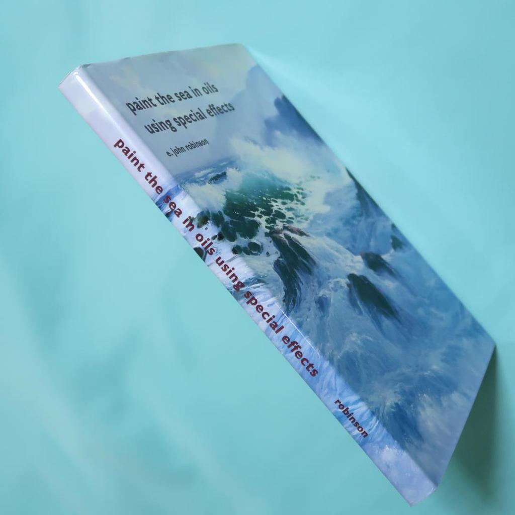 [USED] Sale! Foreign Book "Painting the Sea with Oil Paintings Using Special Effects" (shoreline, Painting Techniques)