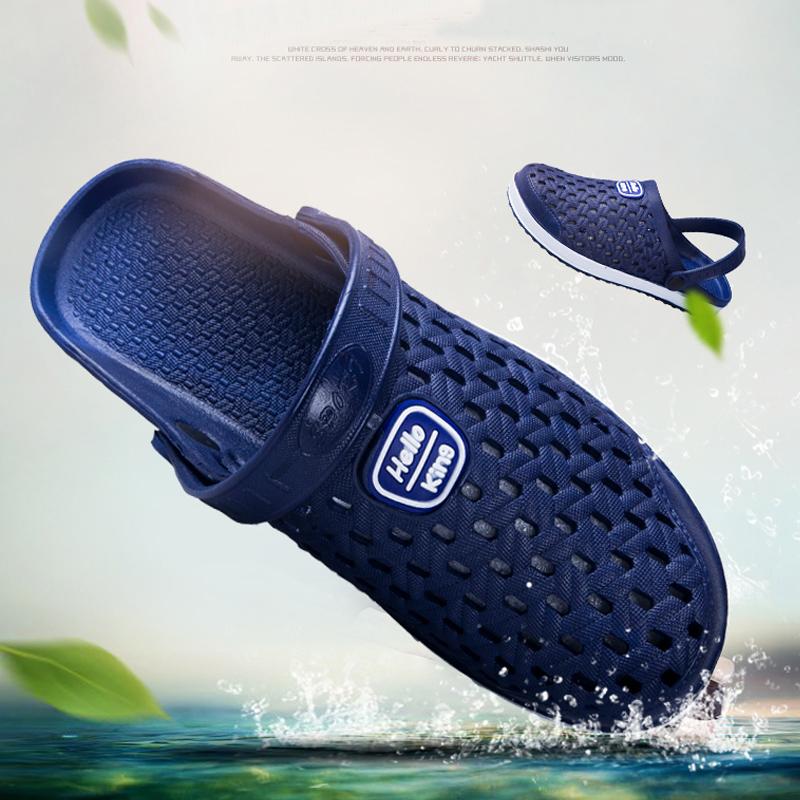 Acquista Sandali Estivi Da Uomo Zoccoli Pantofole Da Spiaggia Casual Pantofole Cave Antiscivolo Scarpe Da Acqua Sandali Da Bagno Unisex Scarpe Da Acqua A Piedi Nudi Infradito Per La Casa In Italia