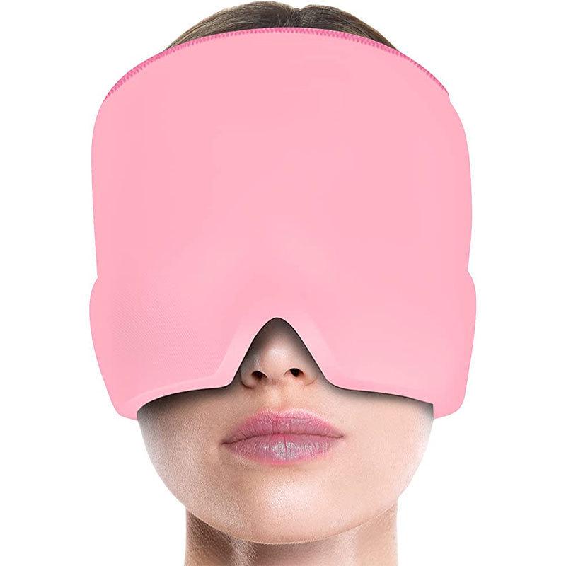 

Cold Compress Gel Eye Mask & Head Cover for Soothing Relief