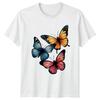 Vibrant Watercolor Butterfly Art TShirt Butterfly Nature Birthday Gift