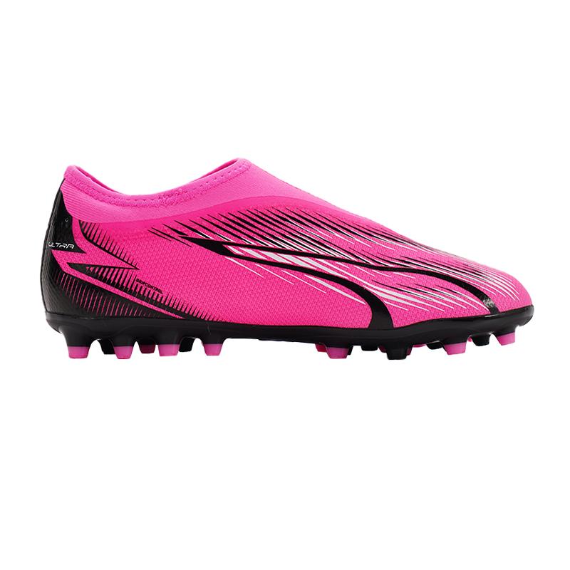 Puma Ultra Match Ll Mg Jr Artificial Turf Anti-Kick Low-Top Kids Soccer Shoes Kids sneaker Magenta 107771-01