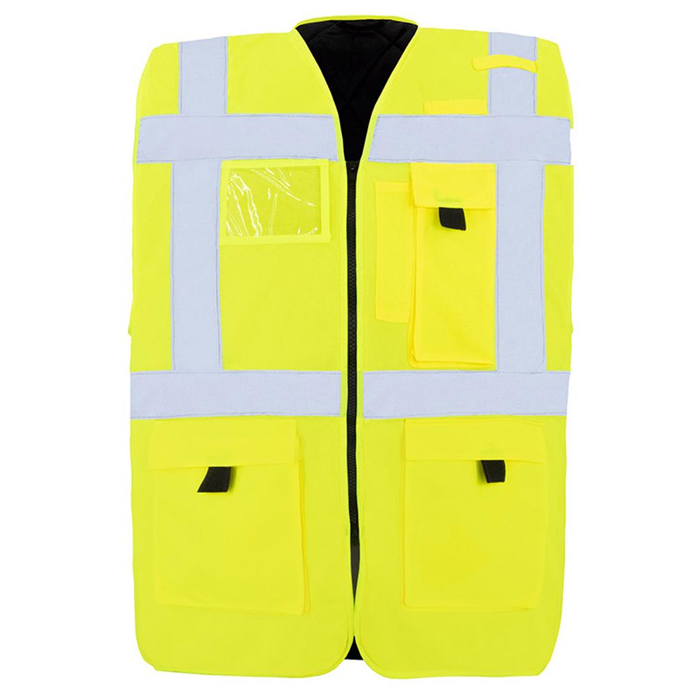 Korntex Unisex Adult Wismar CO² Neutral Padded Hi-Vis Vest