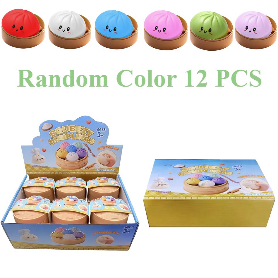 Knödel Squishy Stressbälle Spielzeug Angstlinderung Teigbrötchen Knetball Sensorisches Spielzeug für Kinder Erwachsene juguetes