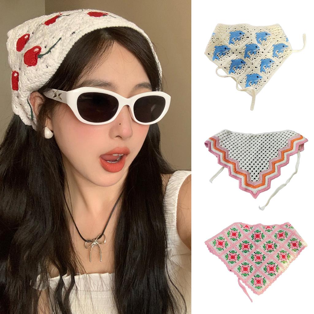 Sciarpa per capelli in tessuto a maglia alla moda, accessori per capelli, fascia per capelli alla moda da donna, sciarpe per capelli da ragazza, fascia per capelli da donna