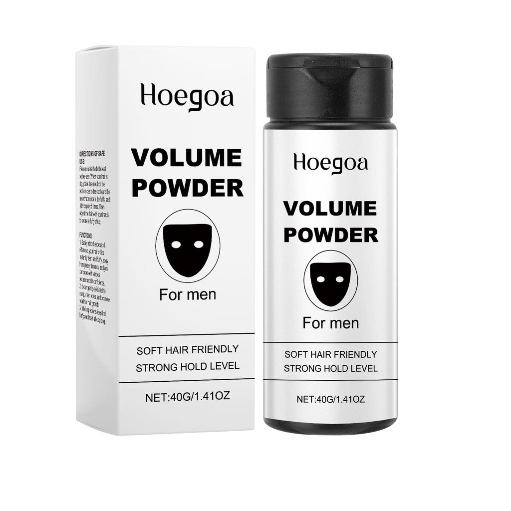 Hoegoa Volumizing Styling Powder—Gentle, Leave-In Formula for Volumizing, Oil Control, Freshness, and Long-Lasting Hold