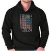 Donald Trump Presidential Oath American Flag Hoodie Hooded Sweatshirt Men Women