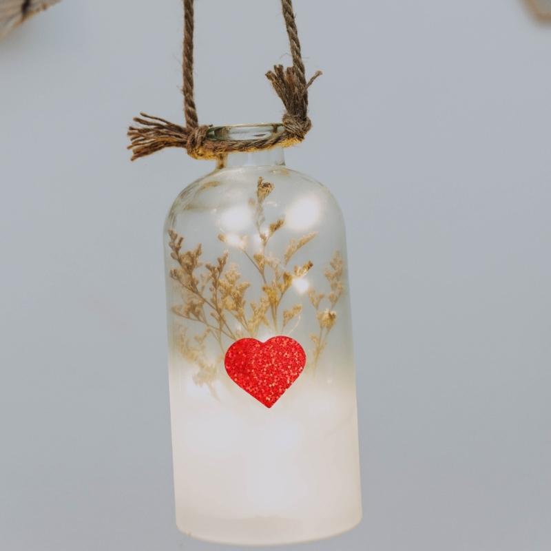 500Counts Sparkling Heart Sticker 25mm Self Adhesive Wrapping Labels for Seal Envelopes Card Wedding Valentines Suuplies