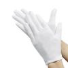 White Cotton Gloves, 3 Pairs, Pure Cotton, Breathable, Thin, Ambidextrous, For Work, Inspection, Housework, Dresses, Cleaning, Unisex