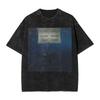 Gewaschene T-Shirts Billies Hit Me Hard And Soft Vintage T-Shirt High Street Eilishs Streetwear 100% Baumwolle Sommeroberteile T-Shirt
