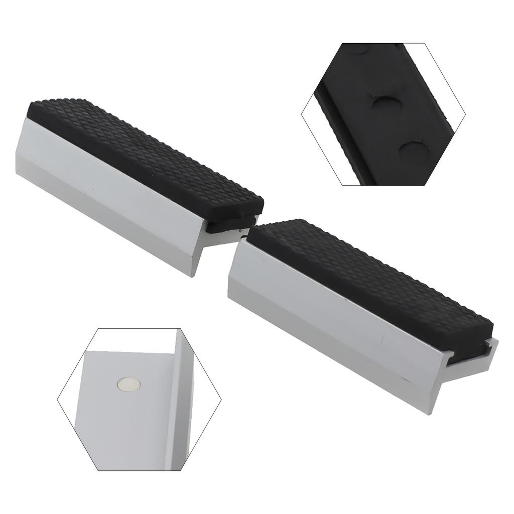 2pcs Vise Magnetic Protective Cover 3-8'' Jaws Protect Cover Multi-Purpose Protector For Any Metal Vice Bench Machine Tool