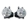 1 Set Front Bumper Fog Light Lamp Assembly Frame Cover Wire Switch Kit Foglight Foglamp Halogen Bulb For Toyota RAV4
