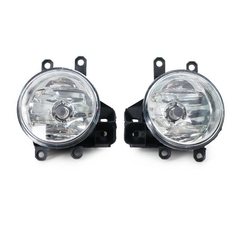 1 Set Front Bumper Fog Light Lamp Assembly Frame Cover Wire Switch Kit Foglight Foglamp Halogen Bulb For Toyota RAV4