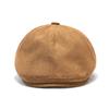 Classic Cap Autumn Winter Peaked Cap Suede Forward Cap Vintage Beret Painter's Cap