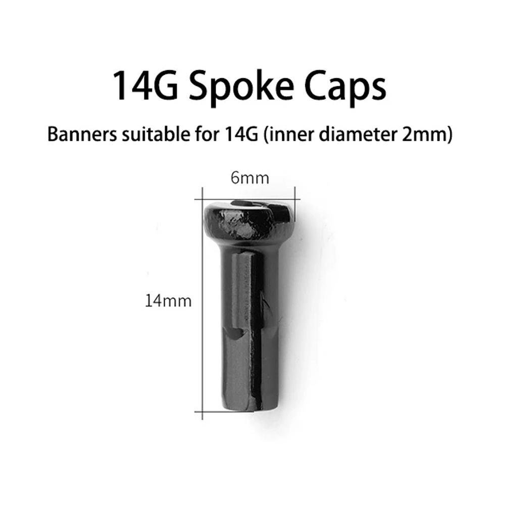 Corrosion Resistance Anodized Spoke Cap Bike Wheel Bicycle Spoke Nipples Cycling Spokes Nipples