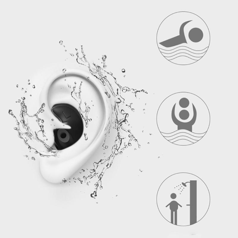 1 Pair Waterproof Swimming Ear Plugs Reusable Silicone Swimmers Earplug Ear Protections Ear Plugs for Showering Swimming