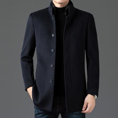 New Fashion Mink Stand-up Collar Thickened Removable Down Liner Jacket