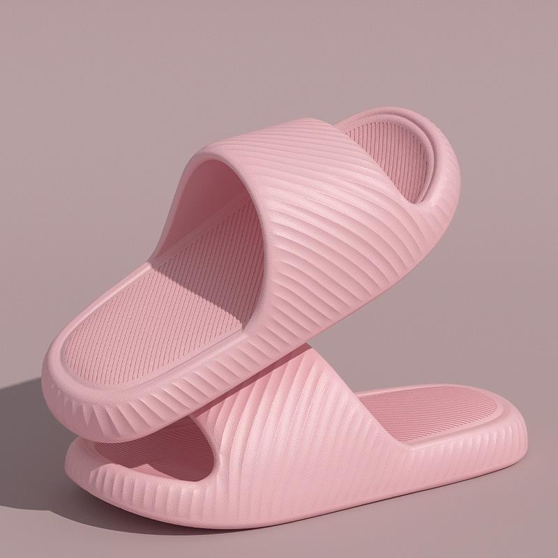 Slippers women's summer home indoor non-slip deodorant silent bath thick bottom outside wear cool slippers