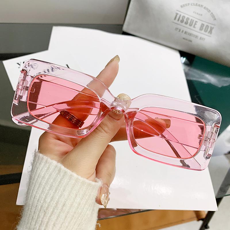 New Vintage Square Sunglasses Women Men Brand Rectangle Sun Glasses Female Oval Eyewear Oculos De Sol for Male Female Eyeglasses