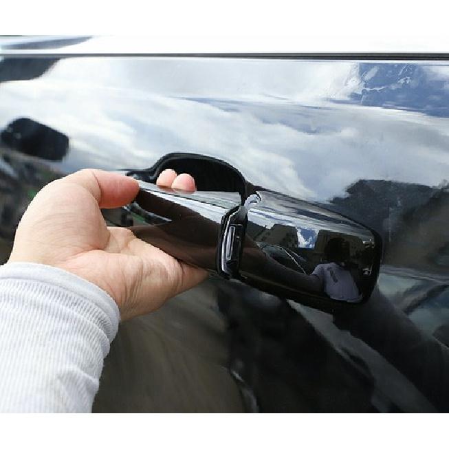 Black Door Handle Cover Trim Accessories For Jeep Cherokee 2014+ /Compass 2017+