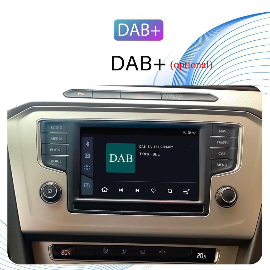 Sinairyu Wireless CarPlay Android Auto DAB DVR HDMI Compatible For Volkswagen Golf Skoda Seat MIB System Mirror Link
