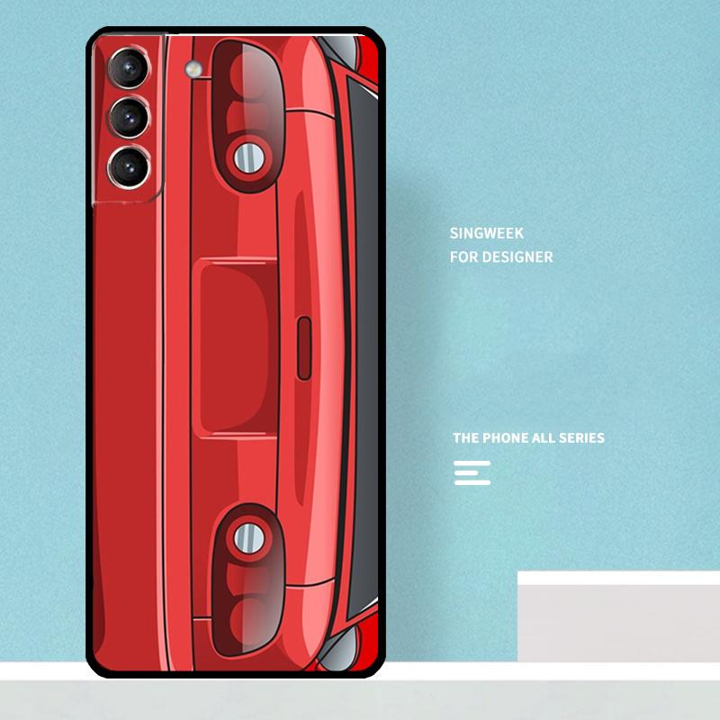 Miata Mx5 Na Red Cover For Samsung Galaxy S24 S23 S22 S21 Ultra Plus S20 FE S8 S9 S10 Note 10 20 Ultra Case