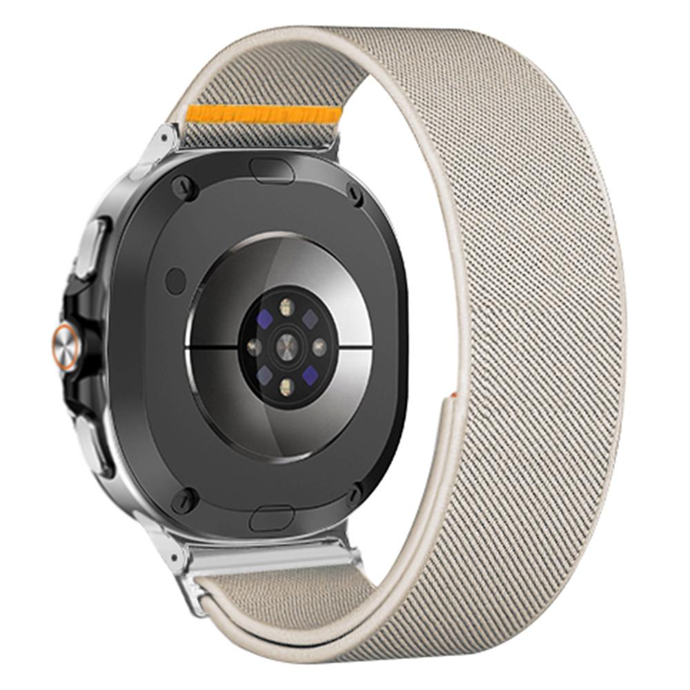 Nylon Watch Band for Samsung Galaxy Watch8 44mm/40mm/Watch8 Classic 46mm Adjustable Elastic Replacement Strap