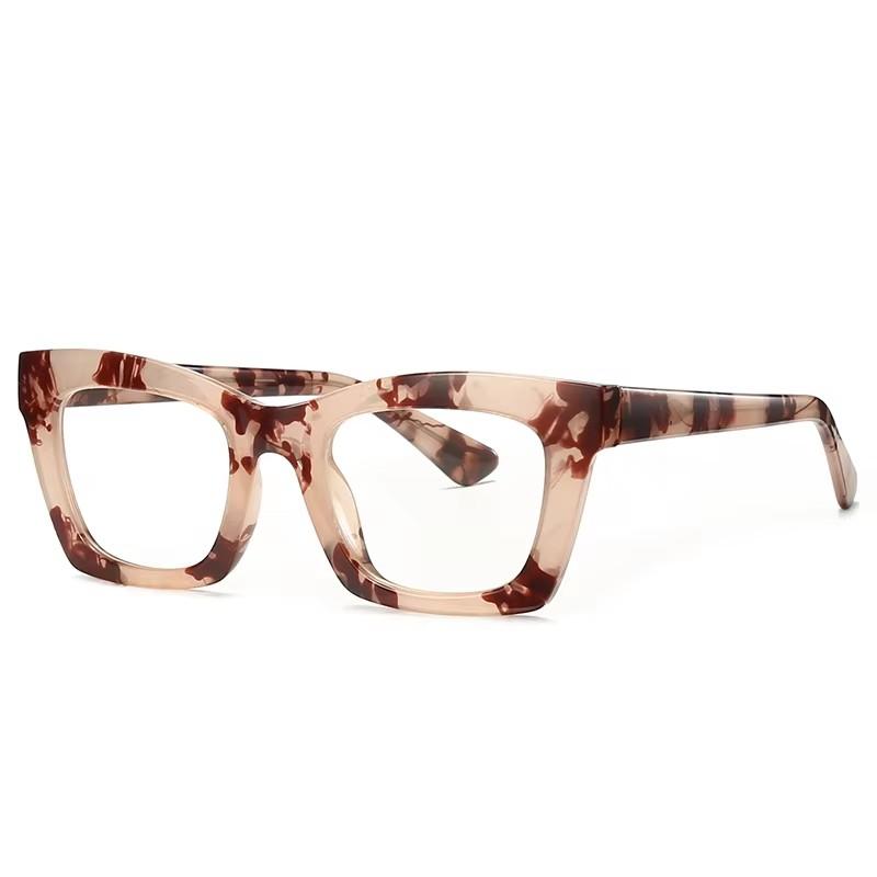 Transparent Gray Square Optical Glasses Prescription Shortsighted Hyperopia Progressive Eyewear