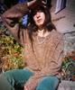TOWTOW ARCHIVE Cozy Fuzzy Sweater Brown