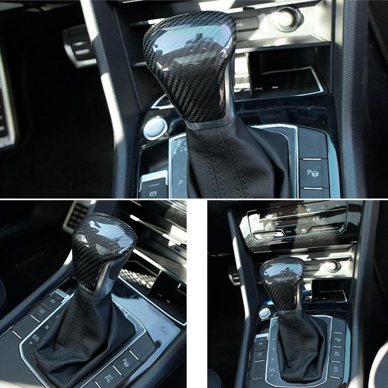 Car Styling For vw New Tiguan 2017 2018    2022 Gears Real Carbon Fibre Decorative patch Automotive