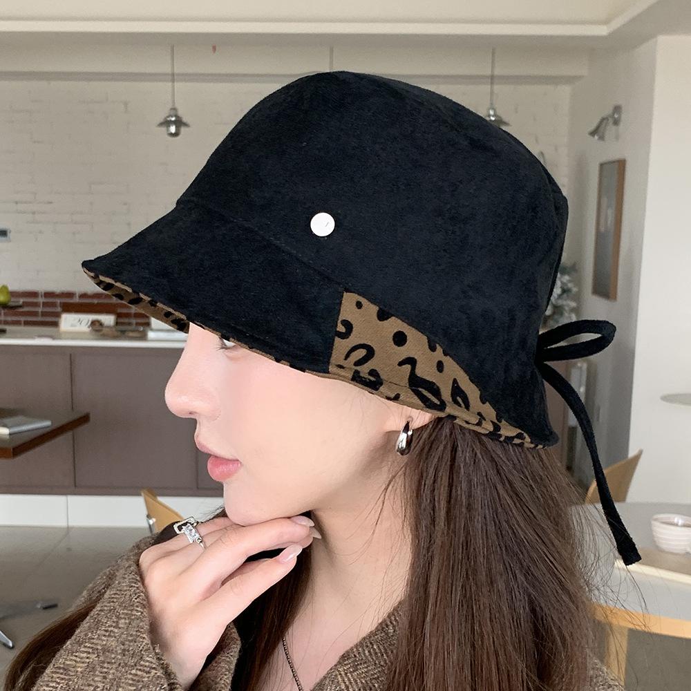 Suede Fisherman Hat New Women's Autumn and Winter Versatile Casual Plain Basin Hat Big Head Circumference Temperament Face Covering Bucket Hat