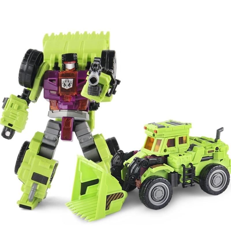 NBK 6 In 1 New Transformation Toys Movie Anime Devastator Action Figure KO G1 Robot Car Engineering Vehicle Model Boy Kids Gift