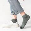 Thin Low Cut Ankle Sports Socks Short Tube Cotton Toe Socks Comfortable Five Finger Socks  Running