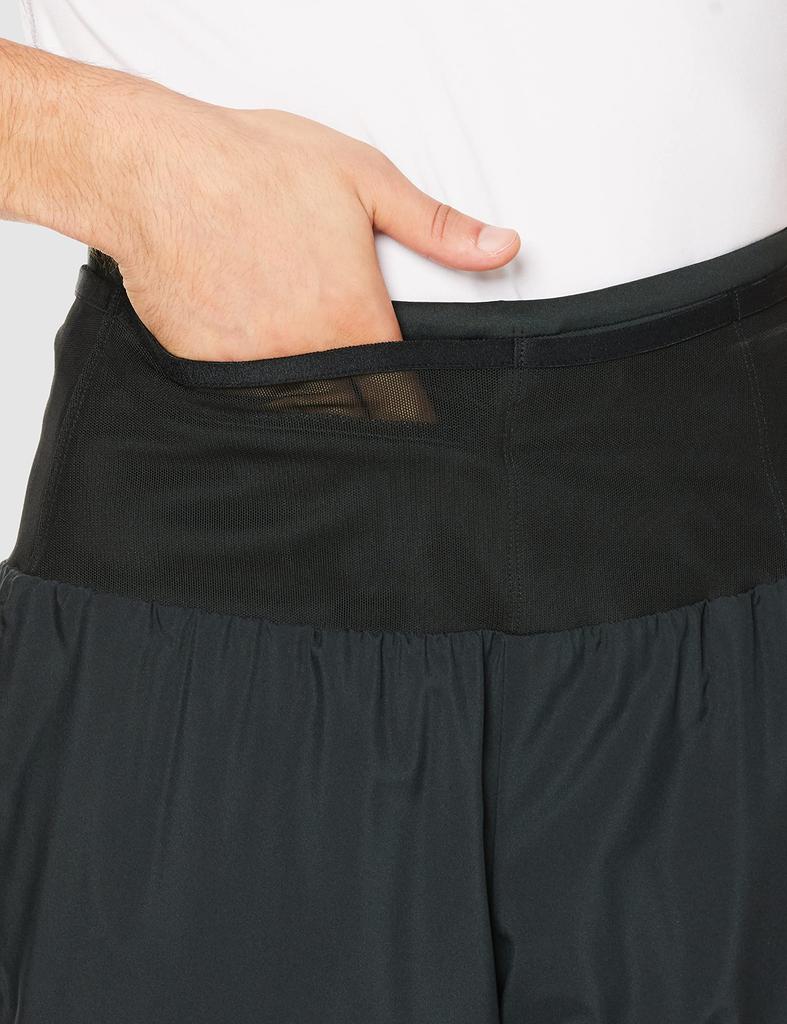 Mizuno Running Wear 3XL Multi-Pocket Pants, Long, 360-Degree Pockets, Storage, Black/Black,