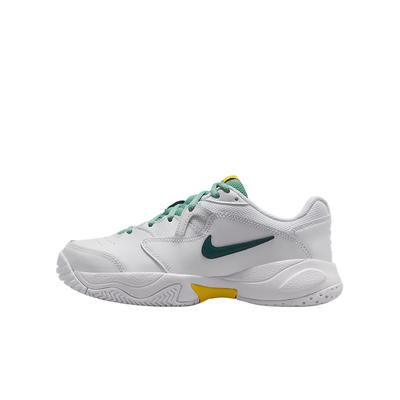 Court Jr. Lite 2 GS White Healing Jade Speed Yellow Kids Sneakers Dark-Atomic-Teal CD0440-103