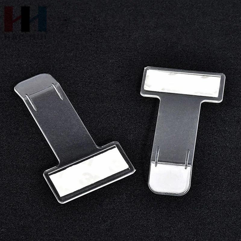 Car Styling Parking Ticket Holder Fastener Card Holder Invoice Receipt Mounting Fastener Plastic Organizer Windshield Sticker