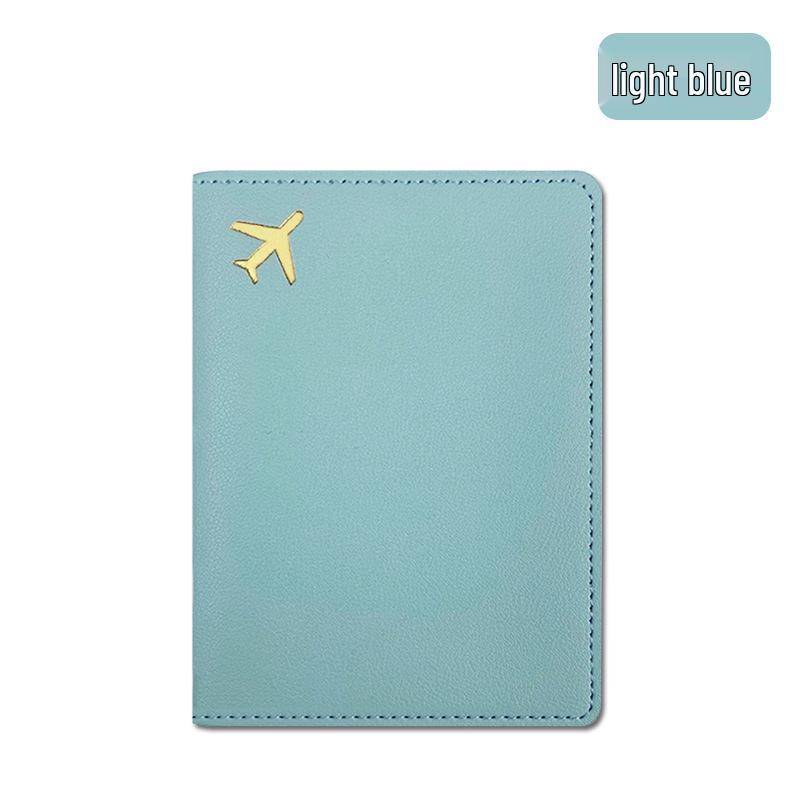 Customizable Multi-Color PU Leather Passport Holder with Thickened Design
