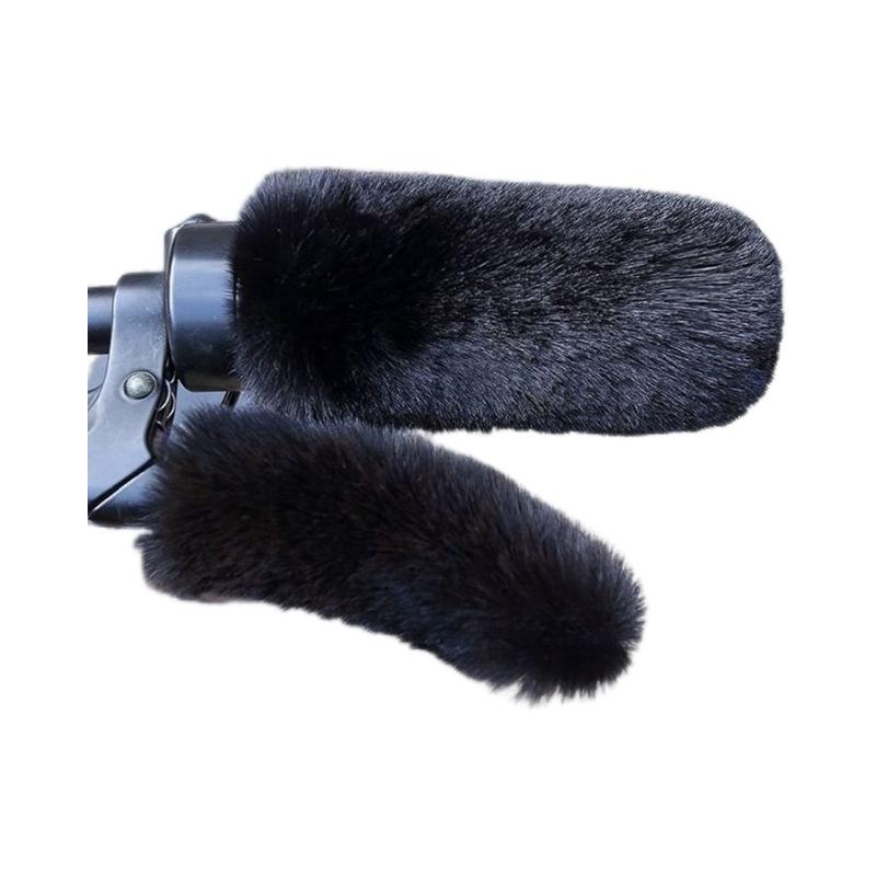 4-Piece Electric Vehicle Winter Handlebar Cover for Bikes, Motorcycles, and Scooters.