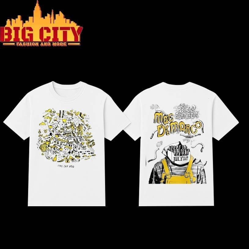 2 Sides Mac DeMarco 2025 Canada Tour Holiday Music White Shirt S-5XL HL635 S