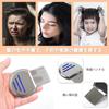Jravezt Lice Comb Flea Hair Removal Stainless for Long and Short Quickly Removes Lice and for Adults and Children 5-Piece Set, Comb, Comb, Steel,