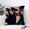Hot Kpop AAespaS Whiplash Cushion Cover Breathable Linen Pillow Cover SkinFriendly Home Decor Pillowcase with Hidden Zipper
