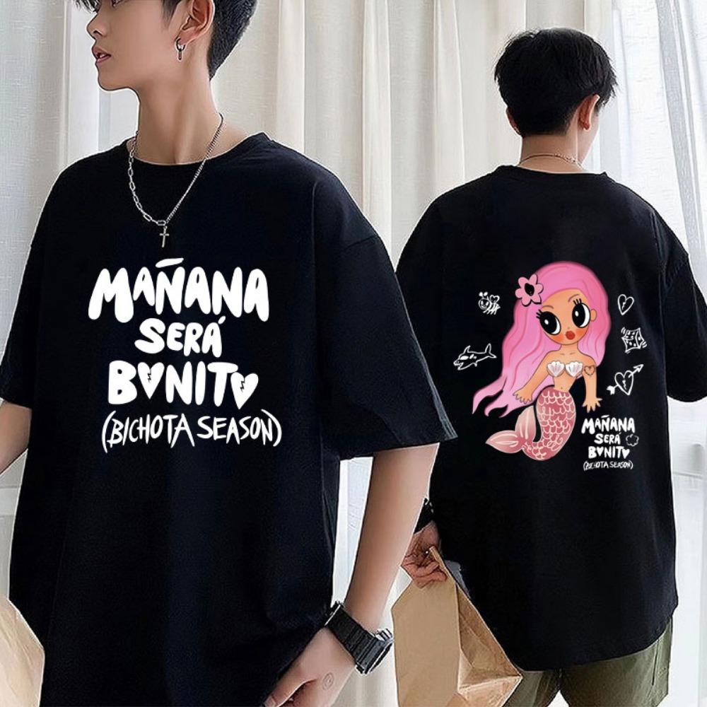 Limted Karol G Manana Sera Bonito T Shirts Fashion Harajuku Hip Hop T-Shirt Unisex Cotton Oversized Tee Shirt