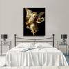 KhVhvs Raphael The Archangel Canvas Wall Decor Art Painting Prints On Modern Posters Prints Artwork for Living Room, Bathroom,Bedroom,Home