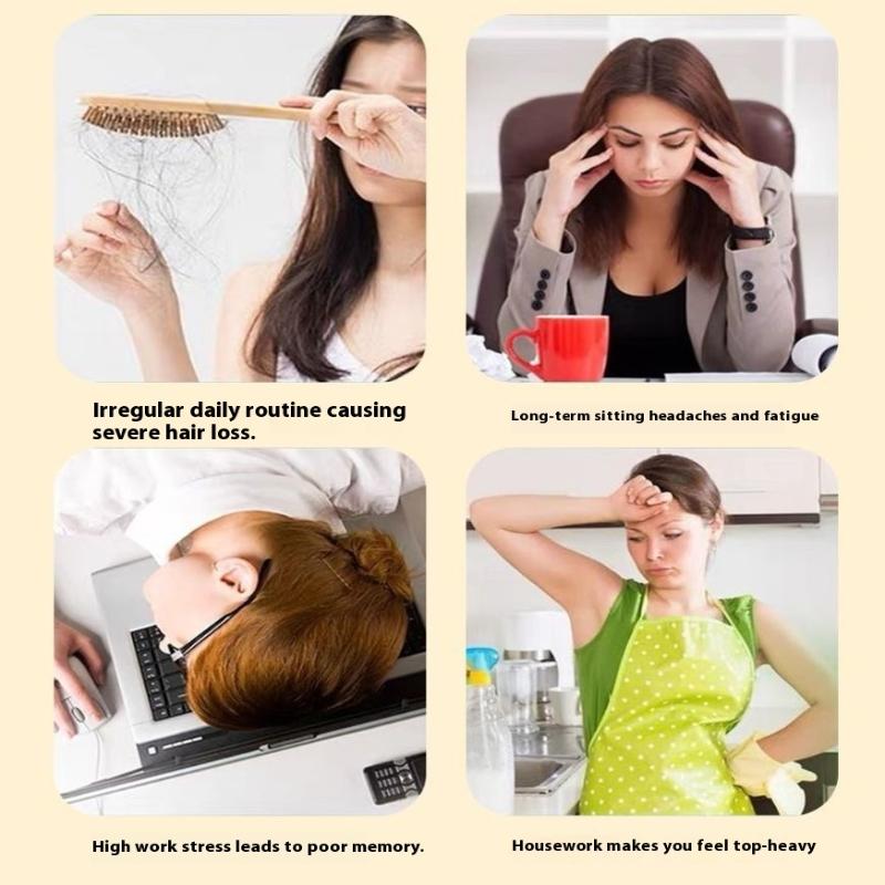 Holzkamm mit langem Griff und breiten Zinken zum Locken und Wellenstylen der Haare, professionelles Salonwerkzeug für schwarzes Haar und Perücken
