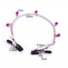 Stainless Steel Metal Chain Nipple Milk Clips Breast Clip Sex Slaves Nipple Clamps Sex Toys Butterfly Style For Couples