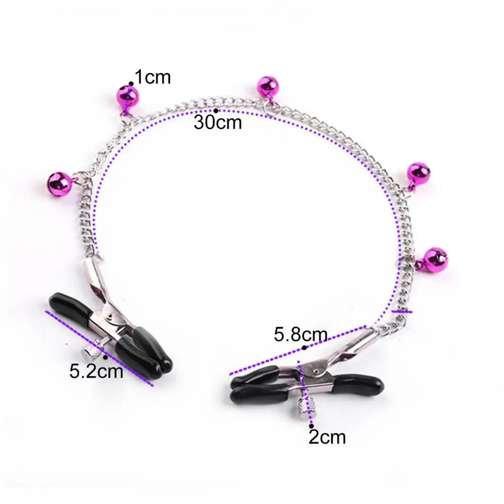 Stainless Steel Metal Chain Nipple Milk Clips Breast Clip Sex Slaves Nipple Clamps Sex Toys Butterfly Style For Couples