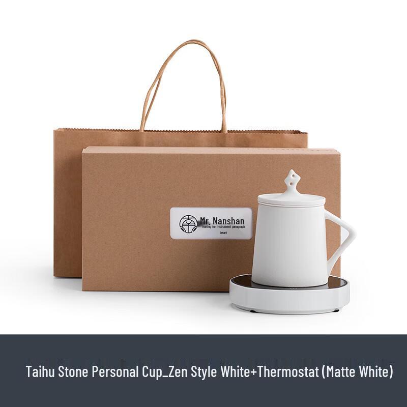 Ceramic Tea Mug with Infuser and Thermostat