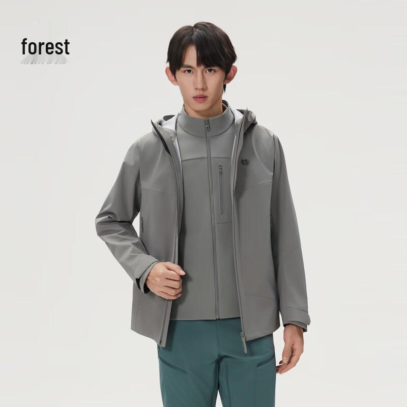 

KOLON SPORT Men s 3-in-1 Softshell Hiking Jacket XL